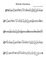 télécharger la partition d'accordéon Ballade Irlandaise au format PDF