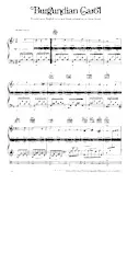 download the accordion score Burgundian Carol (Arrangement : Oscar Brand) (Chant de Noël) in PDF format