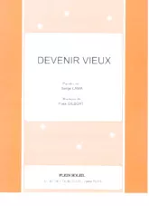 download the accordion score Devenir vieux in PDF format