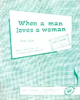 télécharger la partition d'accordéon When a man loves a women au format PDF