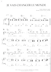 download the accordion score Je vais changer le monde in PDF format