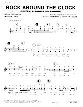 télécharger la partition d'accordéon Rock around the clock (Toutes les heures qui sonnent) (Chant : Bill Haley / Jacques Hélian) (Rock n' Roll) au format PDF