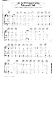 télécharger la partition d'accordéon As with gladness Men of Old (Chant de Noël) au format PDF