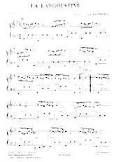 download the accordion score La langoustine (Java) in PDF format