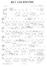 download the accordion score Rue gourmande (Marche) in PDF format