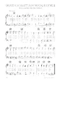 scarica la spartito per fisarmonica Good Christian Men, rejoice (Chant de Noël) in formato PDF