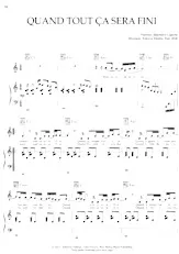 download the accordion score Quand tout ça sera fini in PDF format