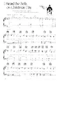descargar la partitura para acordeón I heard the bells on Christmas day (Chant de Noël) en formato PDF