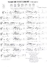 download the accordion score Marche tout droit (Walk right in) (Hully-Gully / Twist) in PDF format
