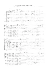télécharger la partition d'accordéon Il a neigé sur nos vingt ans (Chant : Georges Guétary) au format PDF