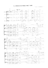 download the accordion score Il a neigé sur nos vingt ans (Chant : Georges Guétary) in PDF format