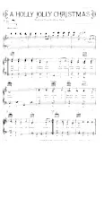 scarica la spartito per fisarmonica A Holly jolly Christmas (Chant de Noël) in formato PDF
