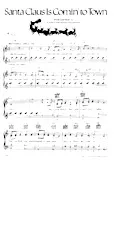 descargar la partitura para acordeón Santa Claus is comin' to town (Chant de Noël) en formato PDF