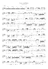 download the accordion score Les oubliés (Relevé) in PDF format