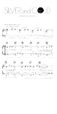 scarica la spartito per fisarmonica Silver and gold (Chant de Noël) in formato PDF