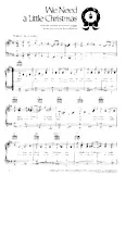 scarica la spartito per fisarmonica We need a little Christmas (Du Film : Mame) (Chant de Noël) in formato PDF