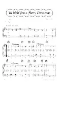 descargar la partitura para acordeón We wish you a merry Christmas (Chant de Noël) en formato PDF