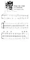 descargar la partitura para acordeón Here we come a-coroling (The wassail son) (Chant de Noël) en formato PDF