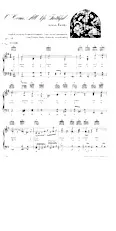 télécharger la partition d'accordéon O come, all ye faithful (Adeste Fideles) (Chant de Noël) au format PDF