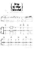 télécharger la partition d'accordéon Joy to the World (Chant de Noël) au format PDF