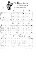 descargar la partitura para acordeón We Three Kings of Orient are (Chant de Noël) en formato PDF