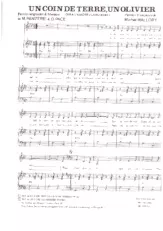 scarica la spartito per fisarmonica Un coin de terre Un olivier (Gira l'amore) (Chant : Gigliola Cinquetti) in formato PDF
