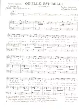 download the accordion score Qu'elle est belle (L'asinello) (Chant : Rika Zaraï) in PDF format