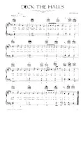 scarica la spartito per fisarmonica Deck the Halls (Chant de Noël) in formato PDF