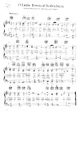 télécharger la partition d'accordéon O little Town of Bethlehem (Chant de Noël) au format PDF