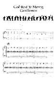 scarica la spartito per fisarmonica God rest ye Merry, Gentlemen (Chant de Noël) in formato PDF