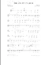 scarica la spartito per fisarmonica 2000 ans et un jour (Madison) in formato PDF
