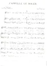 descargar la partitura para acordeón J'appelle le soleil en formato PDF