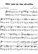 descargar la partitura para acordeón Dès que je me réveille (Valse Mexicaine) en formato PDF