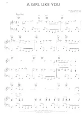 descargar la partitura para acordeón A girl like you (Blues Rock) en formato PDF