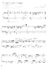 scarica la spartito per fisarmonica A good night melody (Melodia na dobranoc) (Arrangement : Leszek Mozdzer) (Slow) in formato PDF