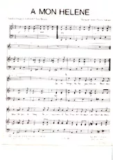 download the accordion score A mon Hélène in PDF format