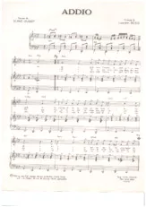 scarica la spartito per fisarmonica Addio (Chant : Mireille Mathieu) in formato PDF