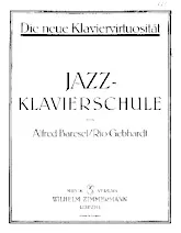 télécharger la partition d'accordéon Die neue Klaviervirtuosität / Jazz Klaviers Schule / Von Alfred Baresel & Rio Gebhardt au format PDF