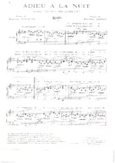 descargar la partitura para acordeón Adieu à la nuit (Du Film : La nuit des généraux) (Chant : Mireille Mathieu) en formato PDF