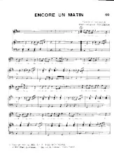 descargar la partitura para acordeón Encore un matin (Pop) en formato PDF