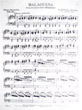 télécharger la partition d'accordéon Malagueña (From the Spanish suite : Andalucia) (Arrangement : Anthony Galla-Rini) au format PDF