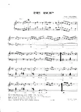 télécharger la partition d'accordéon Be Bop (Arrangement : Georges Arvanitas) (Jazz) au format PDF