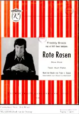 télécharger la partition d'accordéon Rote Rosen (Arrangement : Dave Cumberland) (Chant : Freddy Breck) (Slow-Rock) (Piano) au format PDF