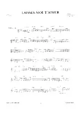 descargar la partitura para acordeón Laisse moi t'aimer + Paroles (Tango) en formato PDF