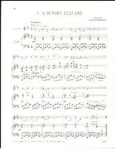 scarica la spartito per fisarmonica A sunset lullaby in formato PDF