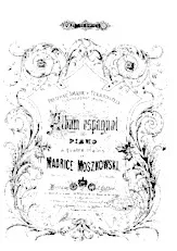 télécharger la partition d'accordéon Maurice Moszkowski : Album Espagnol (Piano à quatre mains) au format PDF