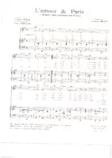 télécharger la partition d'accordéon L'amour de Paris (Hinter den Kulissen von Paris) (Chant : Mireille Mathieu) au format PDF