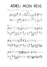descargar la partitura para acordeón Adieu mon rêve (Adios mi sueño) (Tango) en formato PDF