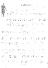 télécharger la partition d'accordéon Ma prairie (Chant : Yves Montand) au format PDF
