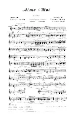 descargar la partitura para acordeón Aime moi (Boléro) en formato PDF